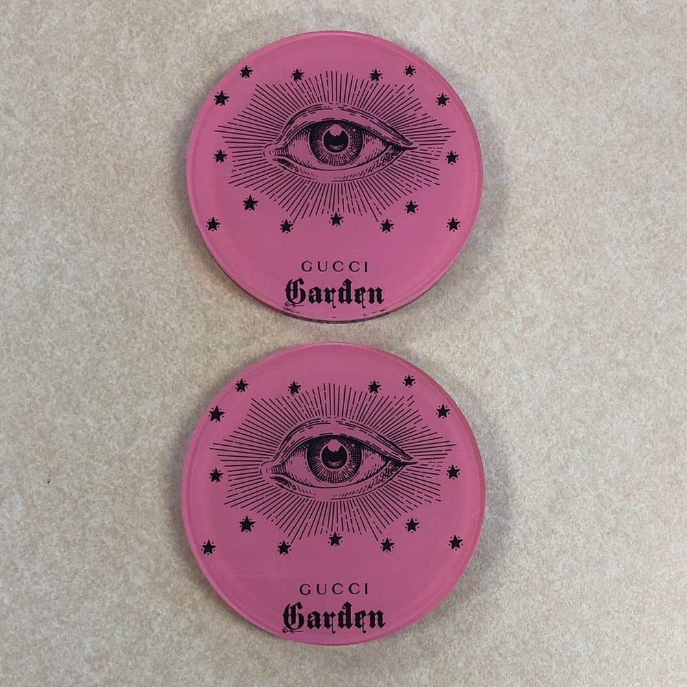 GUCCI Garden set of 2 coasters